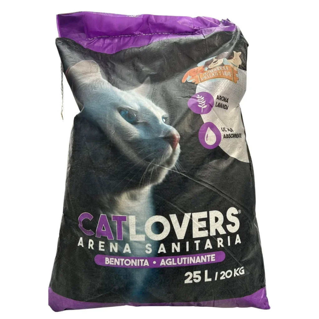 ARENA AGLUTINANTE CAT LOVER 20 kg