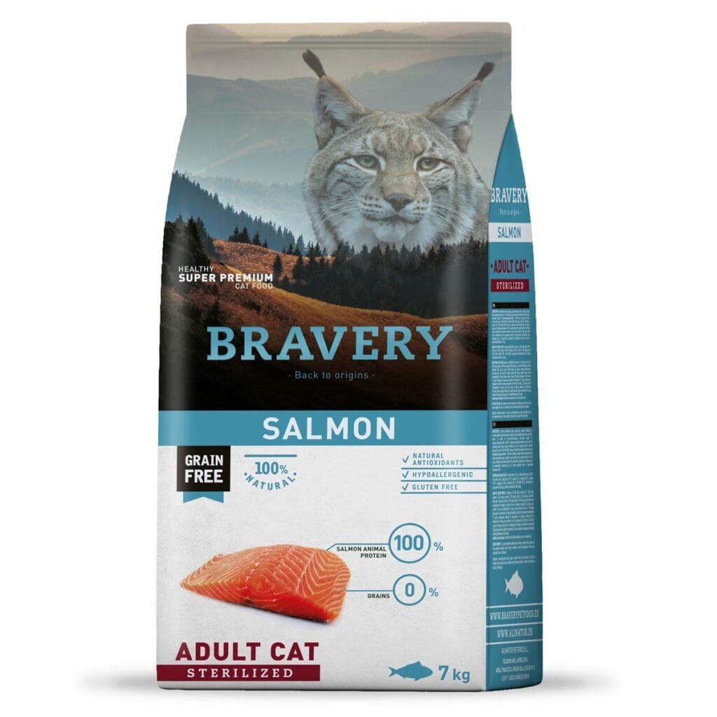 Bravery - Adult Cat Sterilized Salmon 7Kg