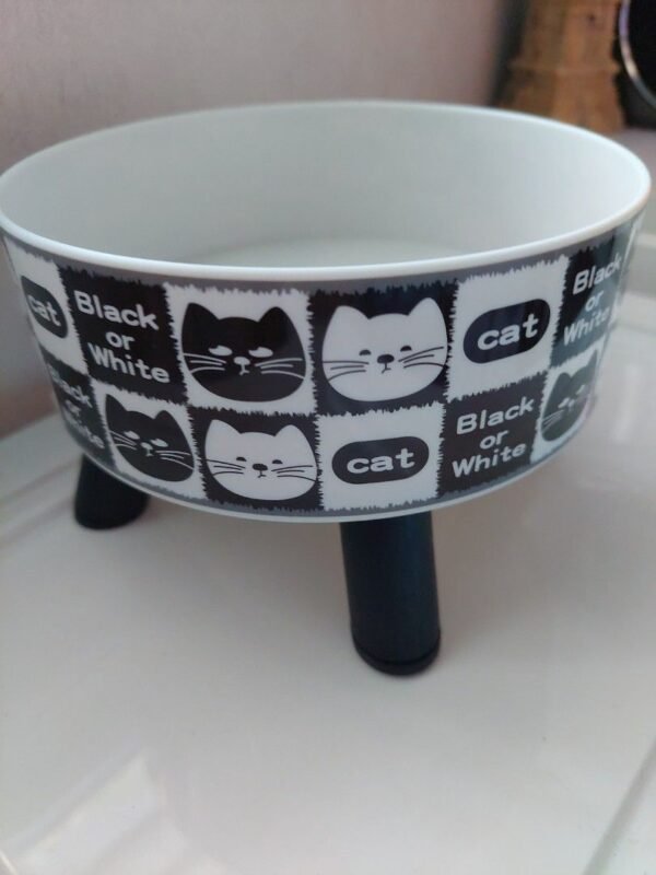 Bebedero/comedero Black or White Cat