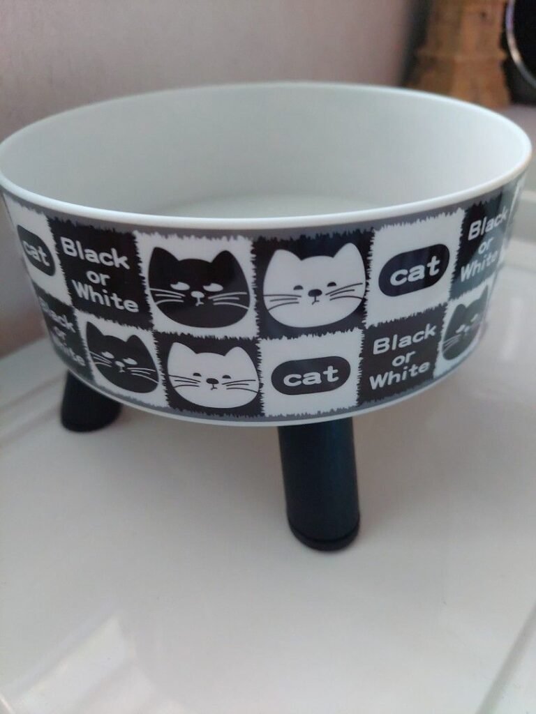 Bebedero/comedero Black or White Cat