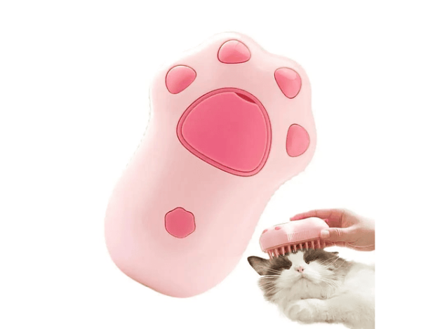 Cepillo A Vapor Cepillo Rosa Quita Pelos Perro Gato Mascotas - Imagen 6