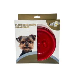 Plato come lento Kiboo Pets para perros 1 un