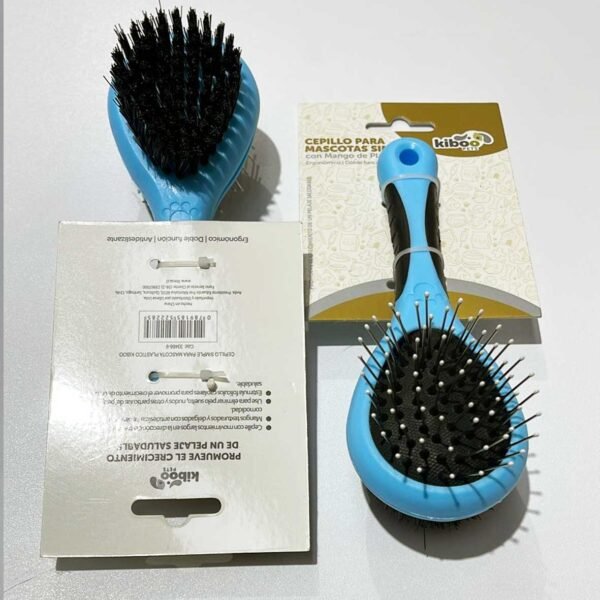 CEPILLO KIBOO PETS DOBLE PARA MASCOTA PLASTICO