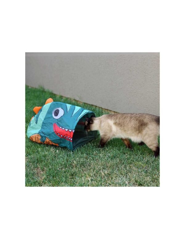 BRNX JUGUETE CAT TUNEL CREPITANTE DINOSAURIO - Imagen 2
