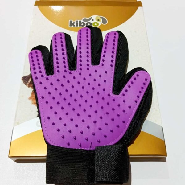 GUANTE MASAJEADOR KIBOO PETS PARA PERROS Y GATOS COLORES - Imagen 4
