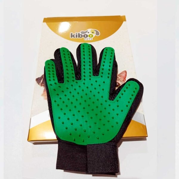 GUANTE MASAJEADOR KIBOO PETS PARA PERROS Y GATOS COLORES - Imagen 2