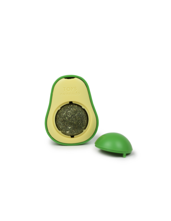 HEY! PELOTA DE CATNIP DISEÑO PALTA 6 CM