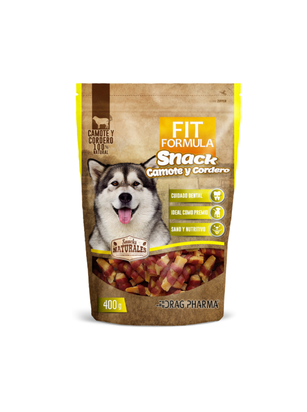 FIT SNACK CAMOTE Y CORDERO 400 g