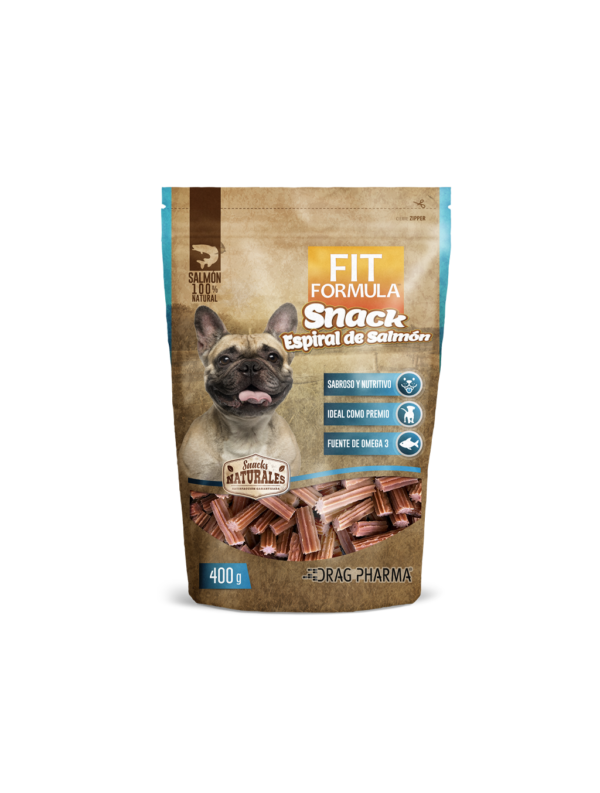 FIT SNACK ESPIRAL DE SALMON 400 g