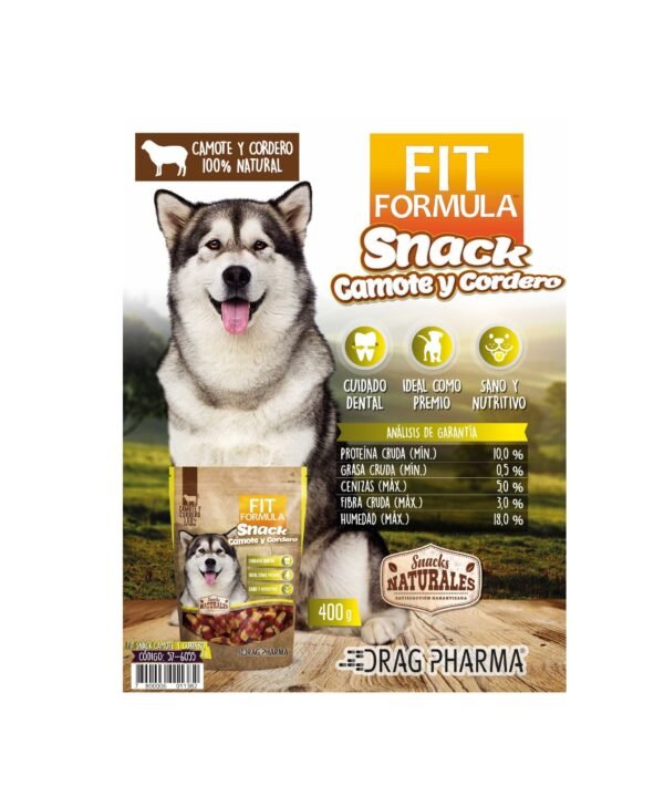 FIT SNACK CAMOTE Y CORDERO 400 g - Imagen 2