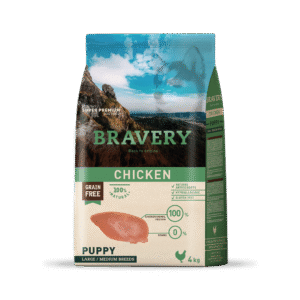 BRAVERY CHICKEN PUPPY LARGE/MEDIUM BREEDS 4 KG