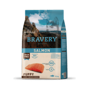 BRAVERY SALMON PUPPY LARGE/MEDIUM BREEDS 4 KG