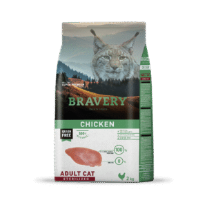BRAVERY CHICKEN ADULT CAT STERILIZED 2 KG