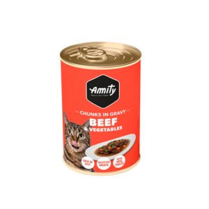 Lata Amity Premium Gato Carne y Vegetales 415 Grs