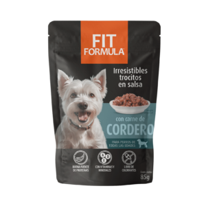 FIT POUCH PERRO CORDERO 85 g